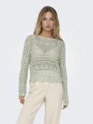 Jacqueline de Yong Jdysun lay l/s boatneck pullov. knt