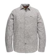 Jack & Jones Jprccregent dobby ls shirt ecru dessin