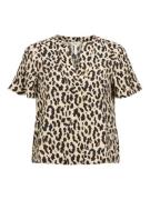 Object objkarina s/s re v-neck top noos 23045928 leopard