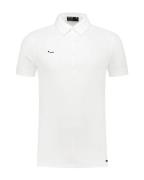 Morse code Alpha 3 jersey polo met korte mouwen