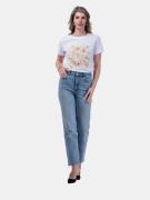 Mucho Gusto ® t-shirt wit barok elegantie
