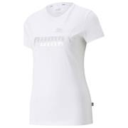 Puma Dames essentials metallic logo t-shirt
