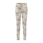 Gafair Broek nancy bloem taupe ecru