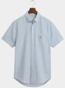 Gant Casual hemd korte mouw reg cotton linen ss shirt 3250083/457