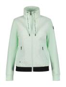 Luhta isovuori fleece sweater met rits dames -