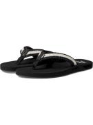 Reef baja maria slippers dames black/black/white
