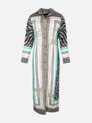 Mucho Gusto Jurk francis bay beige zebra met riem details