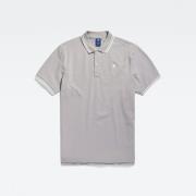 G-Star dunda slim stripe polo d17127-5864 g276 grey alloy