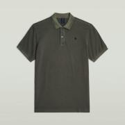 G-Star dunda overdyed slim polo d11595-d756 b575 asfalt gd