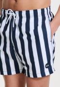 Shiwi 1441100200 broad stripe 6857 blue stripe navy swimshort