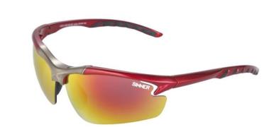Sinner firebug(box) red-smk-red revo+or+c ski zonnebril -