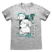Pokemon Unisex volwassenen psyduck vierkant t-shirt