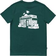Wemoto Record tee glazed green