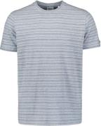 No Excess T-shirt crewneck jacquard stripes ice