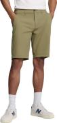 No Excess Short stretch chino travel twill mid army