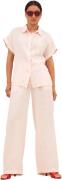 By-Bar Amsterdam Rose linen blouse cipria pink