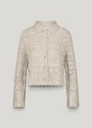 Summum 7s7920-70021 short cardigan flower crochet knit