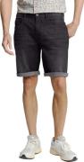 No Excess Short denim stretch black denim