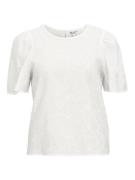 Object objilly s/s re o-neck top 138 23046466 cloud dancer