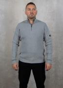 Quotrell D'azur knitted halfzip