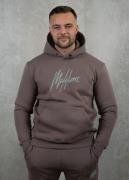 Malelions Striped signature hoodie