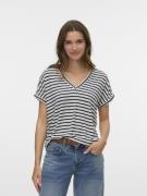 Vero Moda Vmholly ss v-neck top jrs