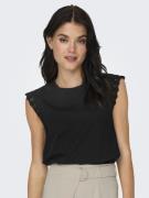 Jacqueline de Yong Jdysalva life s/l crochet top jrs n