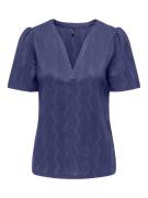 Only Onldia ss v-neck pleat top cs jrs raf