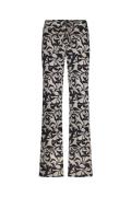 Studio Anneloes Abigail leafs trousers ecru dessin