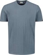 No Excess T-shirt crewneck solid relief jacqu washed blue