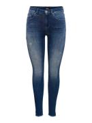 Only Onlblush life mid skinny rea811 blue denim