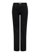 Only Onlblush mid straight dnm rea2343 n black denim