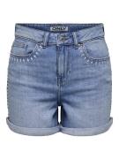 Only Onljosephine stret emb shorts azg dnm cs blue denim