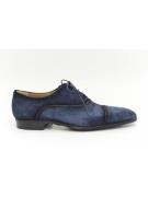 Giorgio 74703 blauwe suède veterschoenen