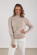 Nukus Nkf03005 266 sylvia pullover lurex dusty pink