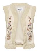 Only onlfrida flower emb. waistcoat cs o 15324172 multi color flower