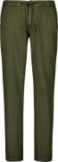 No Excess Pants with linen garment dyed dark moss