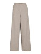 Vila Vivarone hw wide pant noos zand dessin