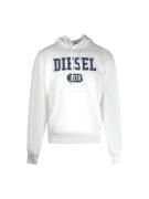 Diesel 1978 Vet Merk Logo Wit Hoodie