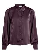 Vila Vienna ravenna ls balloon shirt noos bordeaux