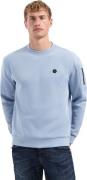 No Excess Sweater crewneck brushed inside dusty blue