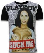 Local Fanatic Playtoy megan digital rhinestone t-shirt