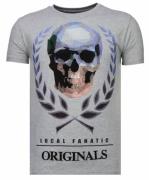 Local Fanatic Skull originals rhinestone t-shirt