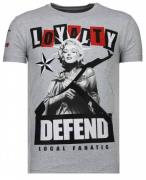 Local Fanatic Loyalty marilyn rhinestone t-shirt