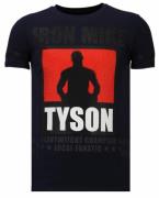 Local Fanatic Iron mike tyson rhinestone t-shirt