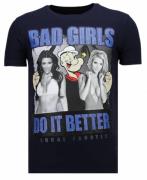 Local Fanatic Bad girls do it better rhinestone t-shirt