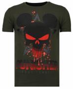 Local Fanatic Punisher mickey rhinestone t-shirt