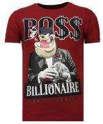 Local Fanatic Billionaire boss rhinestone t-shirt