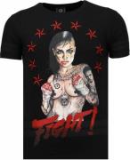 Local Fanatic Fighter! rhinestone t-shirt