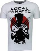 Local Fanatic Wolverine flockprint t-shirt